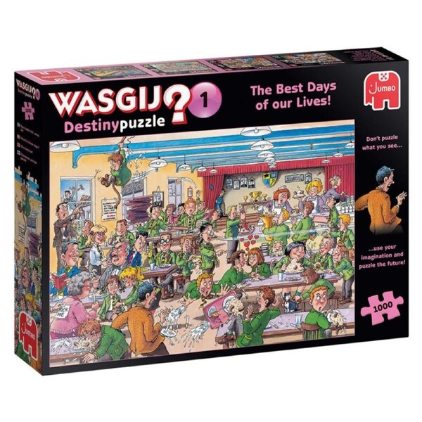 Wasgij Retro Destiny #1 The Best Days of our Lives 1000 Piece Jigsaw Puzzle