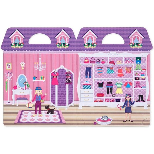 Melissa & Doug Reusable Puffy Sticker Play Set Dress-Up Kids/Childrens Toy 4+