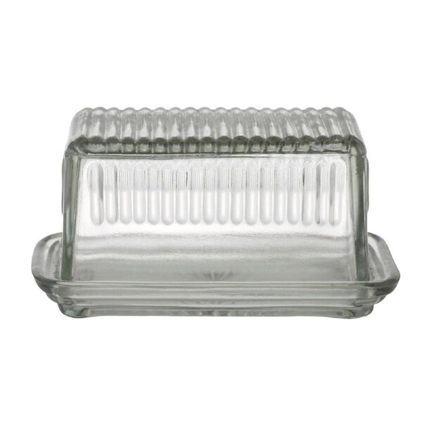 Academy Hemingway Glass Butter Dish