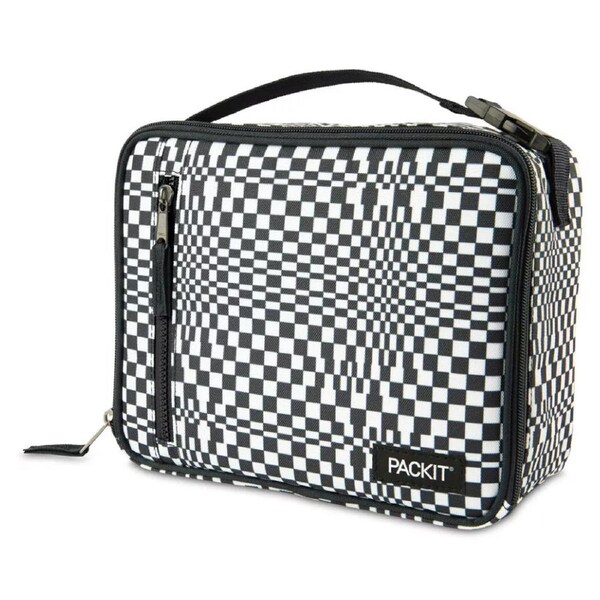 PackIt Classic Cooler Lunch Box Bag Freeze and Go - Checked Out