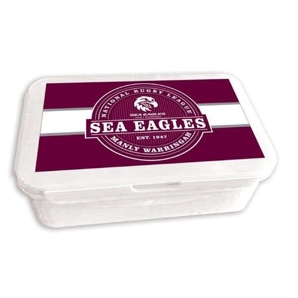 Manly Warringah Sea Eagles NRL Bento Snack Container Lunch Box