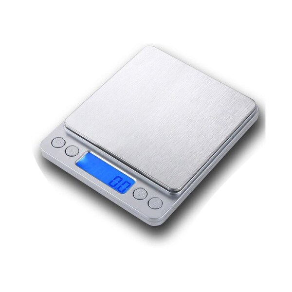 Digital Gram Scale with 2 Trays, 6 Units Gram Scales Digital Weight Gram and Oz - 1kg/0.1g