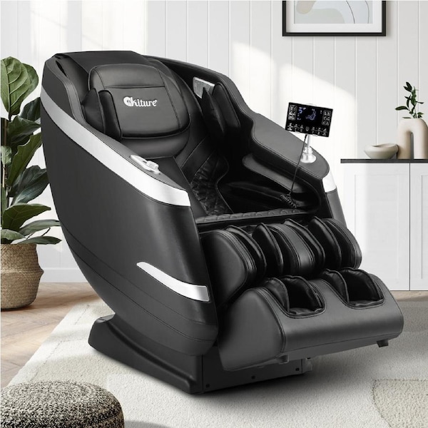 Oikiture 4D Electric Massage Chair Recliner SL Track Full Body Massager Heated