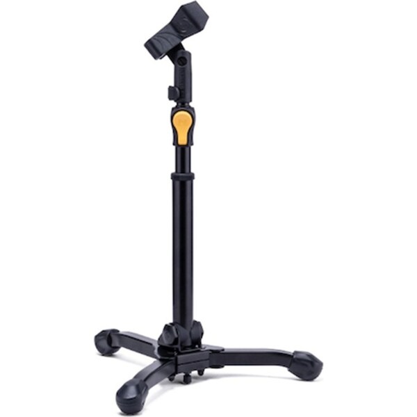 Hercules Short Straight Tripod Adjustable Foldable Mic Stand with EZ Grip