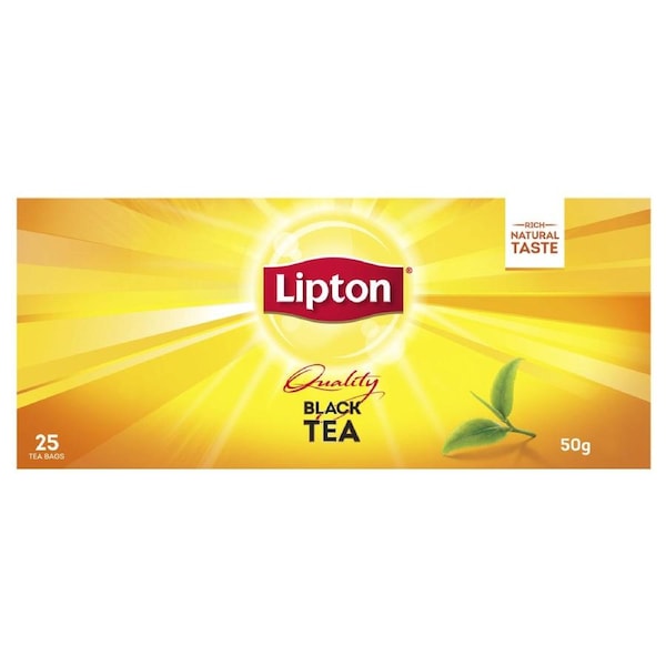 Lipton Tea Bags Black 25 Pack x 1
