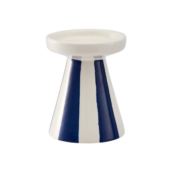 MyHouse Stripe Candle Holder - Blue - Small