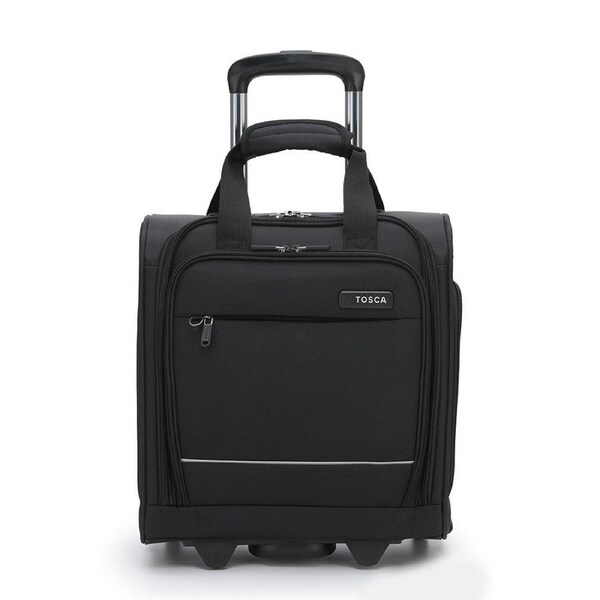TOSCA So Lite 38cm Small Under Seat Carry On Soft Case Travel Luggage - Black