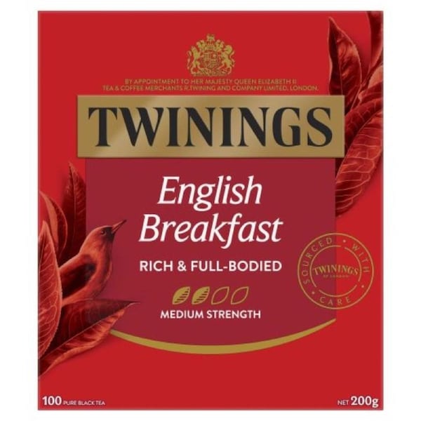 Twinings English Breakfast Classics Teabags 100 Pack x 1