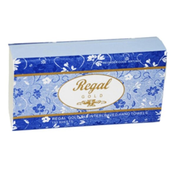 Regal Gold Paper Towel Hand Interleaved Ultraslim 150 Pack x 16