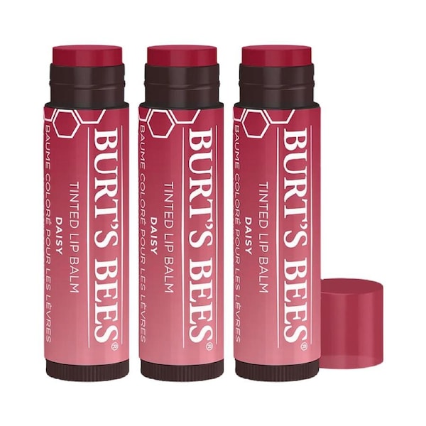 3 x Burt's Bees Tinted Lip Balm 4.25g - Daisy