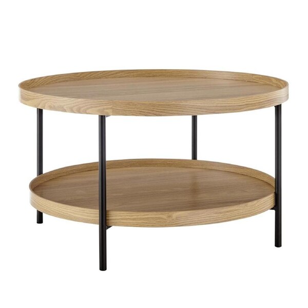 Sally Coffee Table Round 80cm Oak