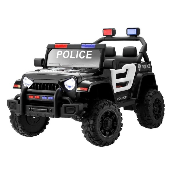 Mazam Kids Police Ride On Car Jeep 12V Electric Toy Remote Control Battery Cars