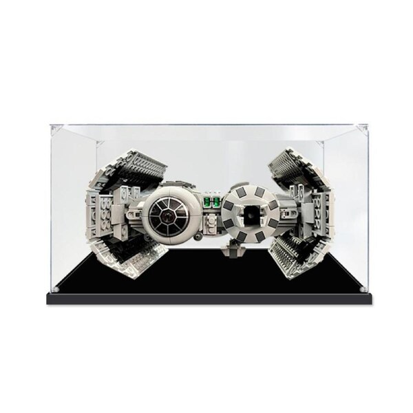Acrylic Display Case for LEGO 75347 Star Wars TIE Bomber Figure Storage Box Dust Proof Glue Free