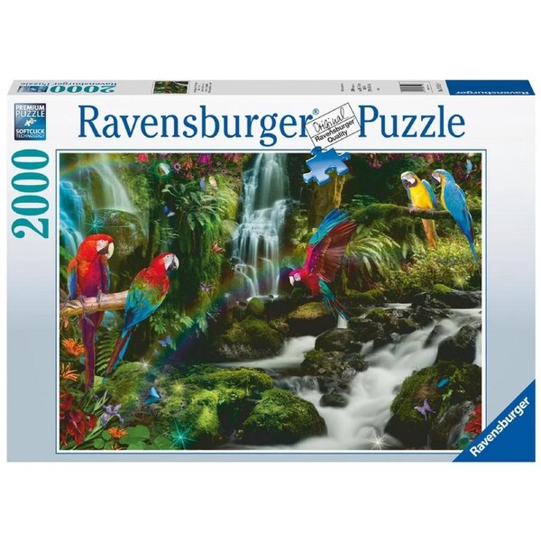 Parrots Paradise Jigsaw Puzzle, 2000 Piece