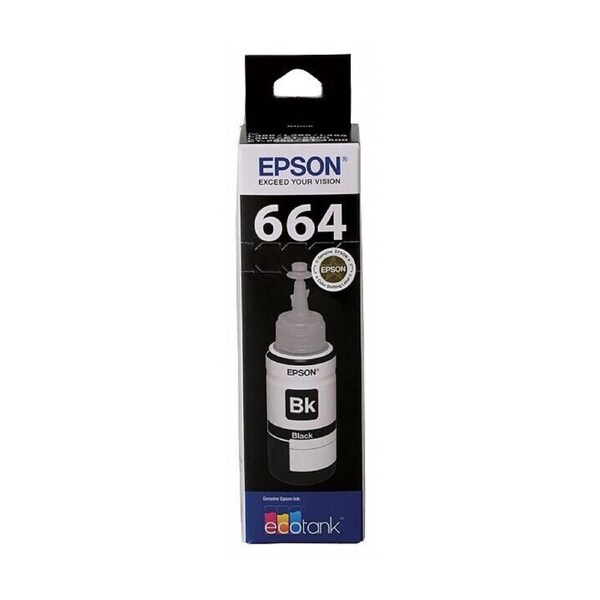 Epson T664 Black EcoTank 664 Ink Toner Bottle C13T664192 Genuine Original