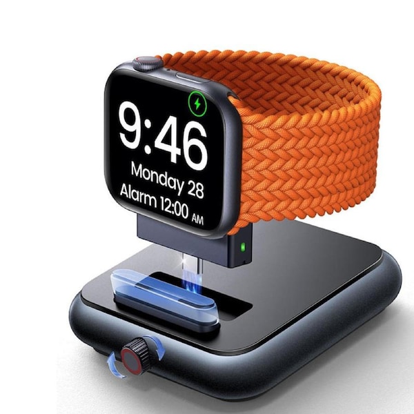 Catzon Removable Magnetic Charger for Apple Watch Series 9/8/7/6/5/4/3/2/SE/Ultra 2/Ultra