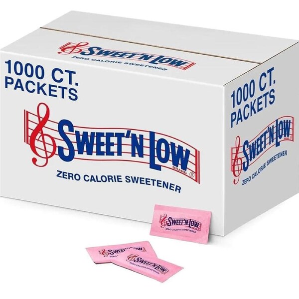 Sweet N Low Sweetener Sachets Packs 1000 Bulk Carton Box Tea Coffee