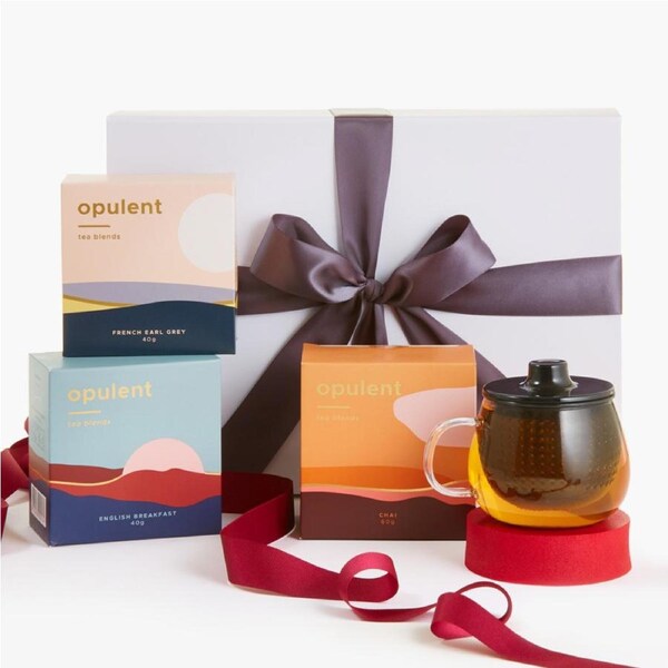 Hampers With Bite - [Home Goods] Opulent Tea Lovers Gift Set