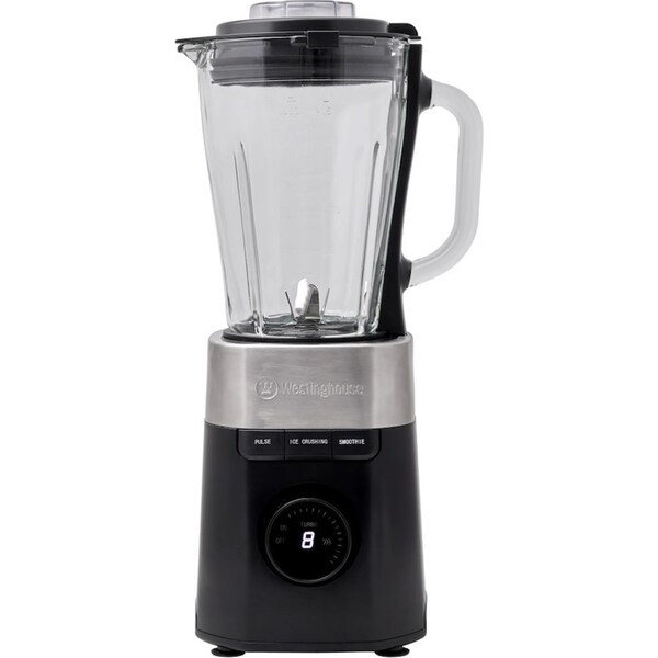 WESTINGHOUSE LED Digital Display 900W Motor 3 Function 1.5L Glass Jug Blender
