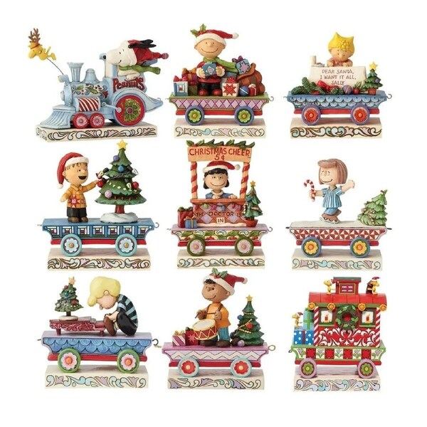 Peanuts by Jim Shore - Peanuts Train 9pc