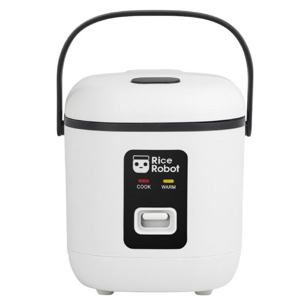Rice Robot Compact Smart Rice Cooker, 1.2L Capacity, Non-Stick, Automatic Keep Warm