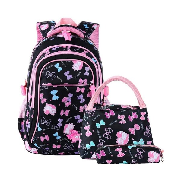 Kids Backpack, School Bag Girls School Backpack School Bag Backpack Children Daypack 3 Parts Set