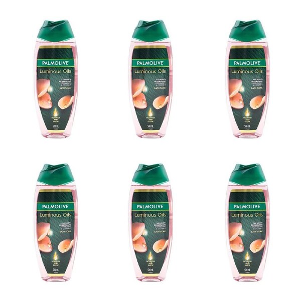 6x Palmolive Luminous Oils 500ml Bath Soak Far North QLD Frangipani Coconut
