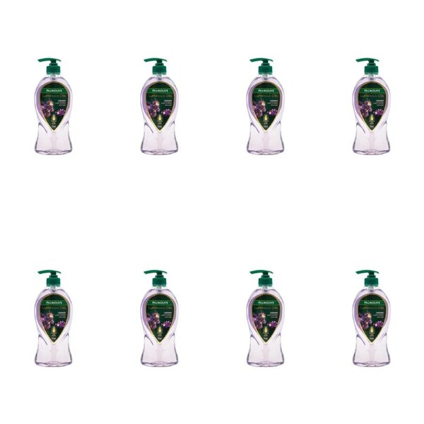 8x Palmolive Luminous Oils 750ml Body Wash Tasmanian Lavender & Sweet Almond