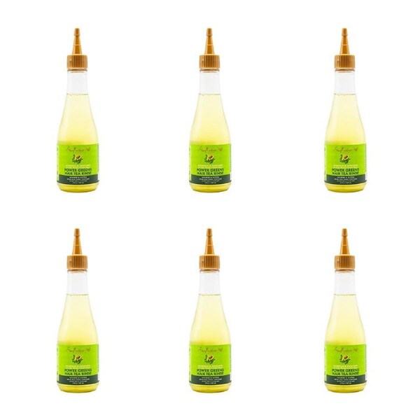 6x Shea Moisture 237ml Power Greens Hair Tea Rinse Moringa & Avocado Color Safe