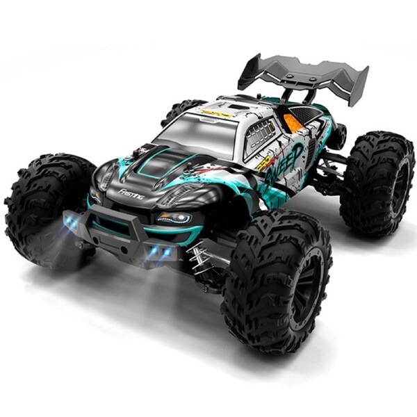 Catzon 70KM/H 4WD High Speed Brushless RC Truck 1:16 Scale RC Car All Terrain Off Road RC Car Green