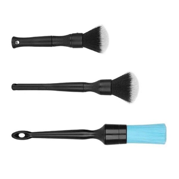 3PCS Car Cleaning Brush Car Detailing Brushes Kit For Dashboard Air Conditioner