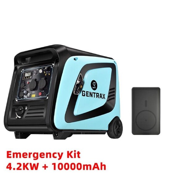 GENTRAX 4.2KW Inverter Generator + 10000mAh Power Bank