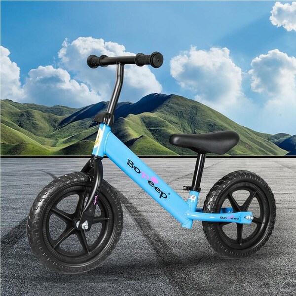 BoPeep Balance Bike Carbon Steel Lightweight Blue
