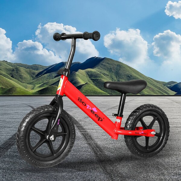 BoPeep Balance Bike Carbon Steel Lightweight Red