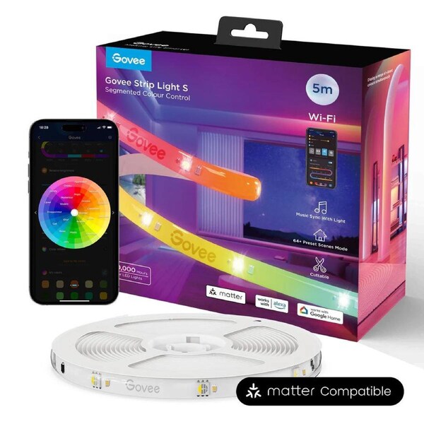 Govee 5M RGBIC+W Lightstrip (Matter)