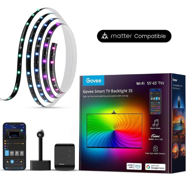 Govee Smart TV Backlight Kit 3S (55"-65")