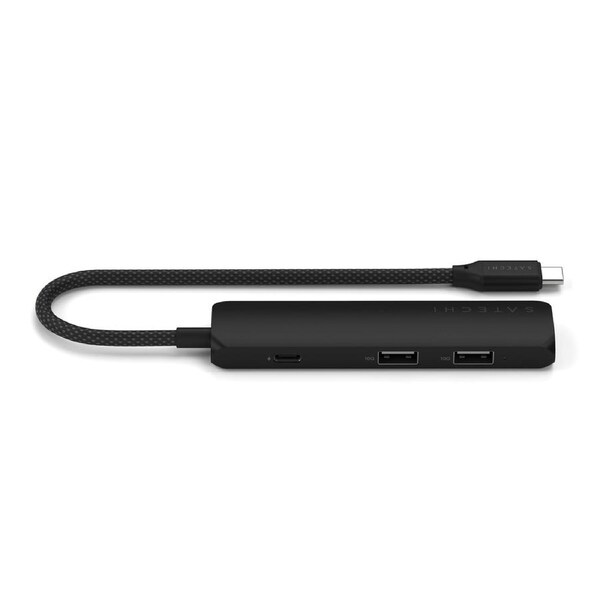 Satechi 4-in-1 USB-C Slim Multiport Adapter (Black)