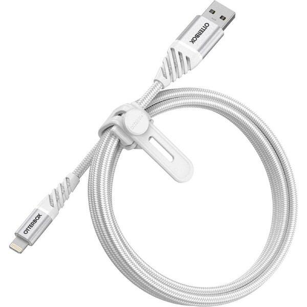OtterBox 1m Lightning to USB-A Premium Cable (White)