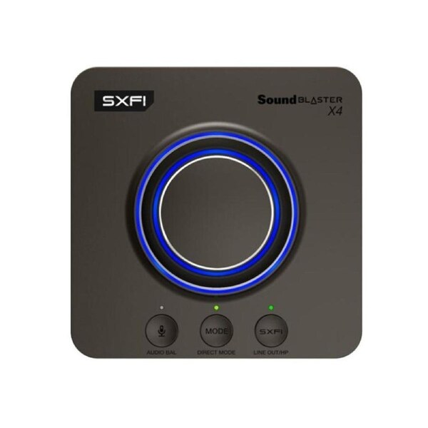 Creative Sound Blaster X4 Hi-Res 7.1 External USB DAC & Amp Sound Card