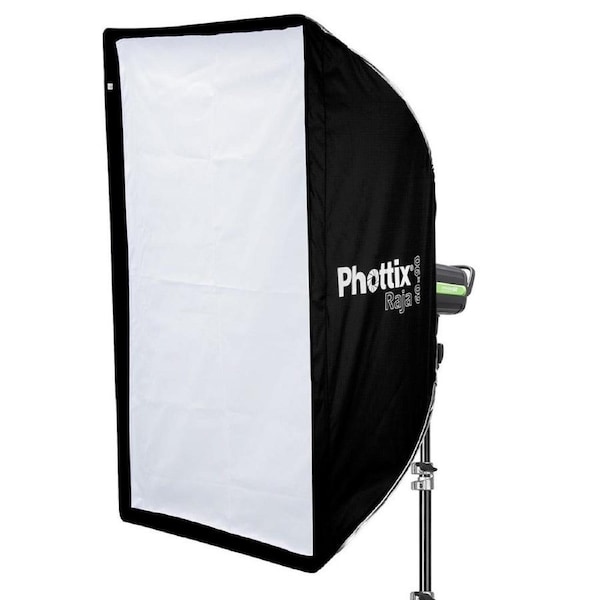 Softbox QuickFold RAJA 60x90cm Baffle Diff Grid Bowen S Mount Phottix