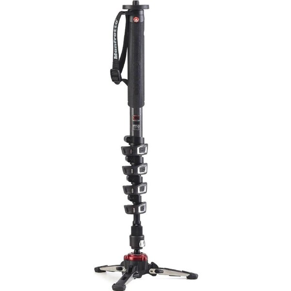 Manfrotto MVMXPROC5 MonoPod Video XPRO CF 5 Sec 188cm 5kg Payload with Fluidtech base