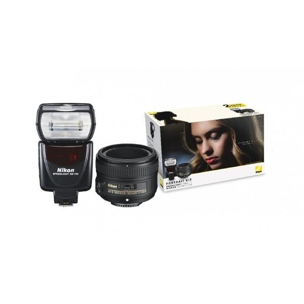 Nikon Portrait Kit with AF-S 50mm f/1.8G & SB-700 Flash