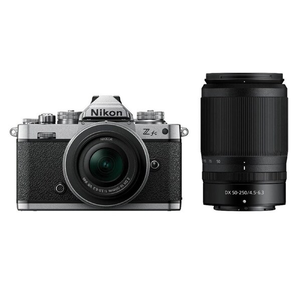 Nikon Z fc Body Black with Nikkor Z 16-50mm VR and Z 50-250mm VR Lens