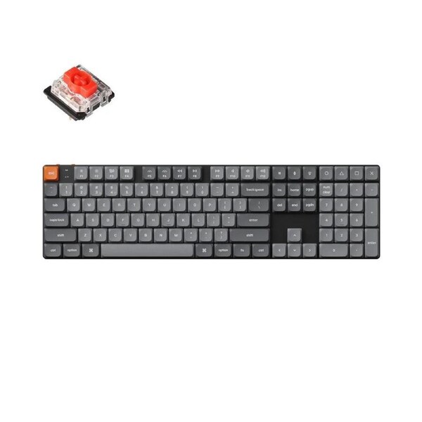 Keychron K5 Max QMK/VIA Wireless Hot-Swappable Red Switch Mechanical Keyboard