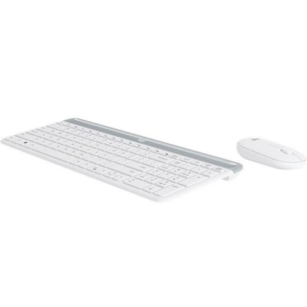 Logitech MK470 Slim Wireless Keyboard and Mouse Combo (White)