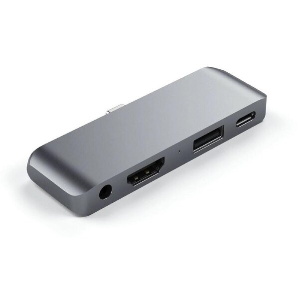 Satechi USB-C Mobile Pro Hub, Silver - ST-TCMPHS