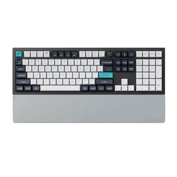 Keychron Silicone Palm Rest for K10 Pro Q6 Q6 Pro Q6 Max V6 V6 Max (Gray)