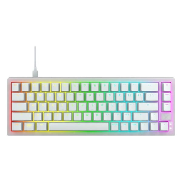 Cherry Xtrfy K5V2 Compact 65% Hot-Swappable Gaming Keyboard (White) (MX2A Red Switch)