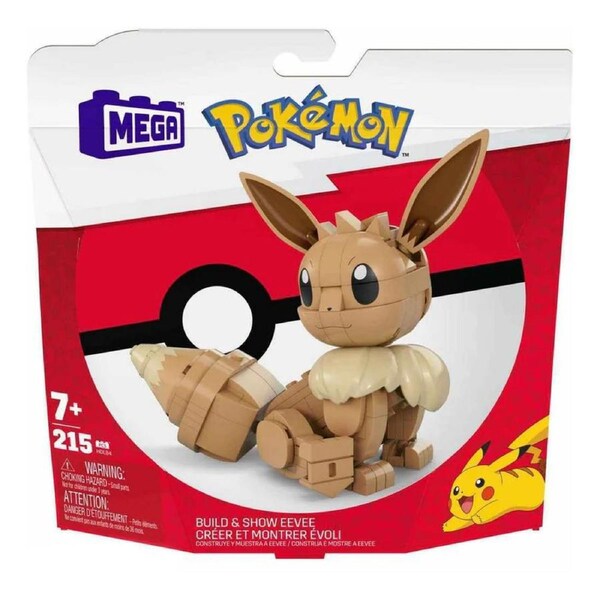 Mega Bloks Pokemon Build and Show Eevee Building Set