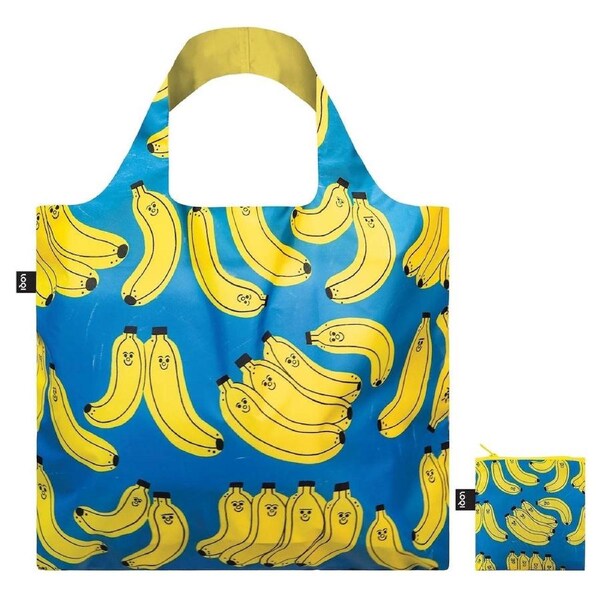 LOQI Tess Smith-Roberts Bad Bananas Shopper Bag